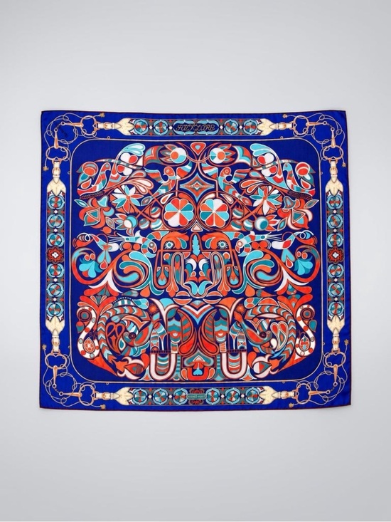 Hermes Accessories - Stunning and Authentic Hermes Silk “Folklore”Scarf